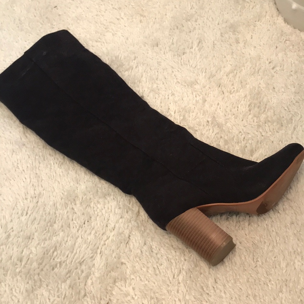 Size US 9 Black Ankle Boots from Just Fab